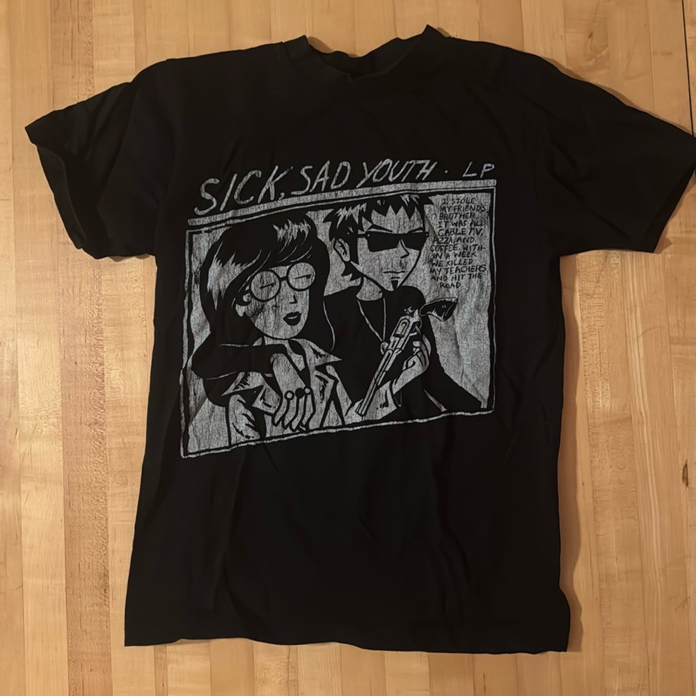 Black Daria / Sonic Youth tee shirt